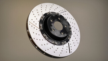 3D render of the front brake disc