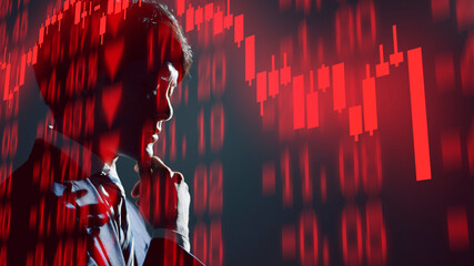 株価の一覧ボードと投資家