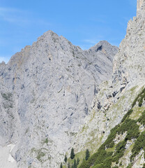 Wanderung Kleines Törl von Süden im Wilden Kaiser