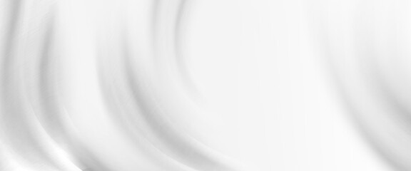 white cloth background abstract with soft waves