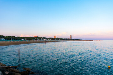 Sonnenuntergang an der Adria, Lido di Jesolo
