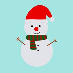Cute Christmas holidays cartoon pattern and background.