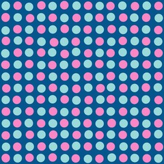 Scandinavian style seamless pattern. Polka dot seamless pattern. Classic geometric surface print.