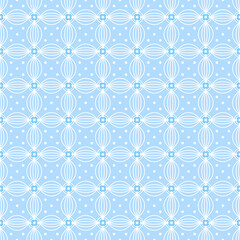 Abstract seamless pattern with flowers