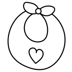 baby clothes outline