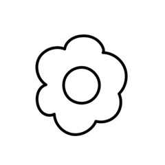 flower outline