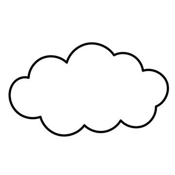 recommend clip art: cloud outline