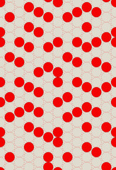 Polka dot design 