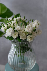 スプレーバラとキャンドル