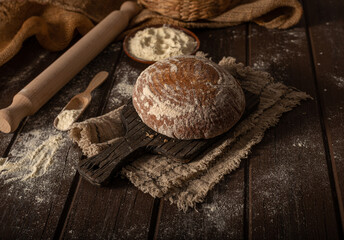 Homemade sourdough bread