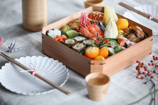 クリスマス　おせち　みんなでご飯　家族団欒　おいしいご飯