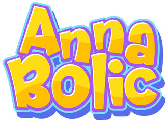 Anna Bolic logo text design