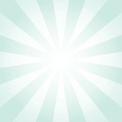 White and green Sunburst Pattern Background. Sunburst with rays background. Vector illustration. White and green radial background.