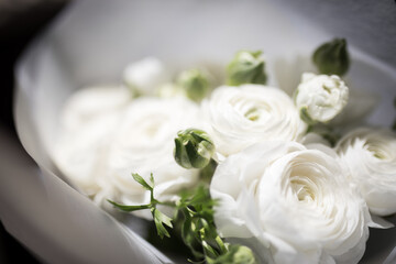 White flowers