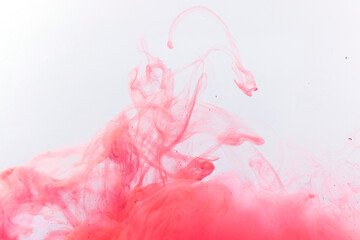 Naklejka na ściany i meble inks in water, color abstract explosion