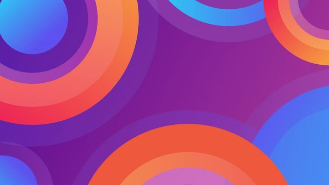 Looped stylish geometric background motion graphics