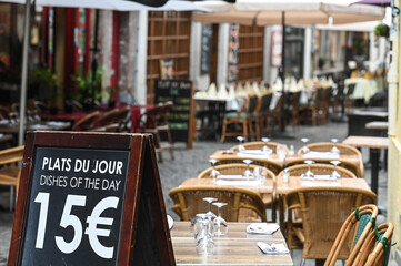 café restaurant brasserie terrasse Belgique Bruxelles manger alimentation