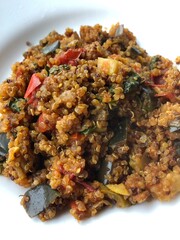 rice with pork