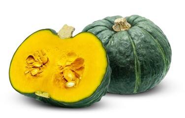 かぼちゃ カボチャ 南瓜 イラスト リアル セット