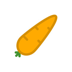 Carrot flat icon