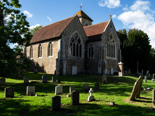 Fototapeta na wymiar Icklesham Church in Sussex.