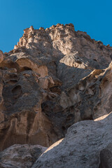 Fototapeta na wymiar rock fairy chimneys in cappadocia 