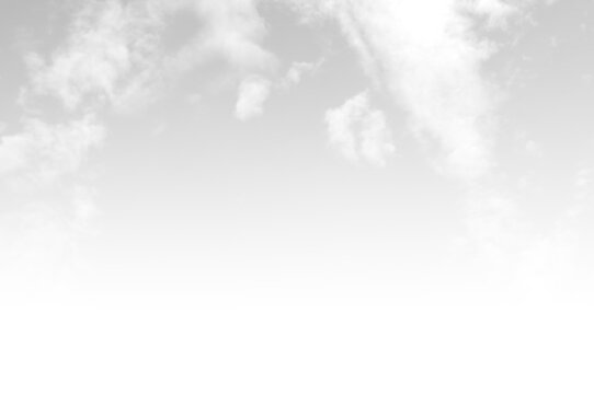 Black sky with white cloud. Dark background before Rainstorm.