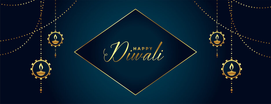decorative happy diwali festival background design