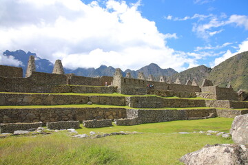 Fototapeta na wymiar View of Machu Picchu, lost city of the Incas, Peru