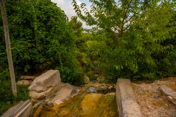 Fototapeta na wymiar ANTALYA, TURKEY: Kent Orman Nature Park in Antalya on a summer day.