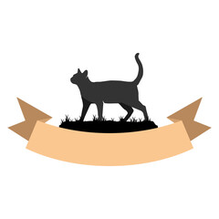 Illustration Vector Graphic of Cat Logo. Perfect to use for Technology Company