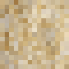 Abstract pattern, color combination, pixel effect. Squares in brown orange grey colors, light pastel bright shades, yellow beige nuances. Fresh modern background, fashion trend in color combination.