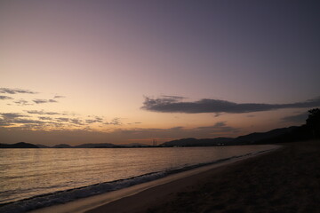SDGs地球の輝き！瀬戸内海の夕陽