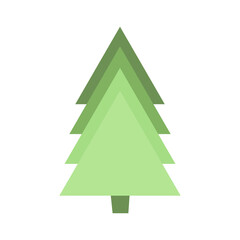 Christmas tree. Perfect for Christmas cards, decorations, invitations, banners, labels, gift paper.