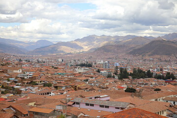View of the Cusco city, Peru
