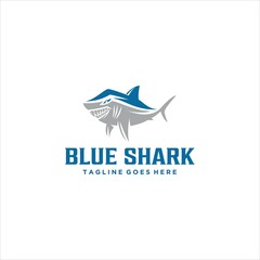 Obraz premium Great Shark Logo Design Vector Image