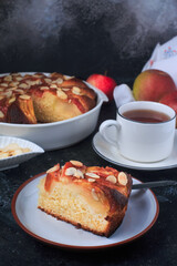 Homemade Apple Pie. Apple pie with almond flour crust. 