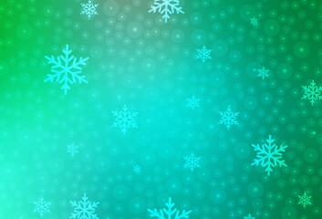 Light Green vector layout in New Year style.