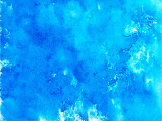 Blue abstract sponge designed background, hand pained kintsugi, liquid marble, fluid art, tie dye effect. Sponge creative print for wrapping paper or textile design