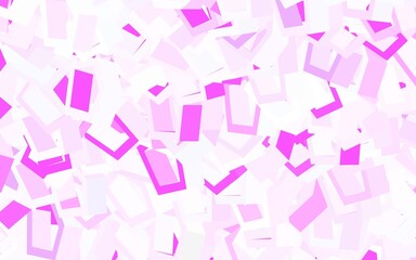 Light Purple vector template in hexagonal style.