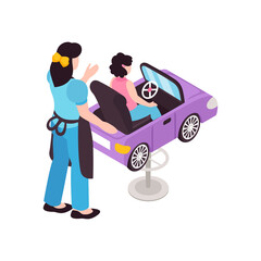 Child Hairdresser Icon