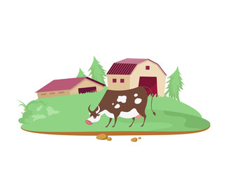 Flat Farm Icon