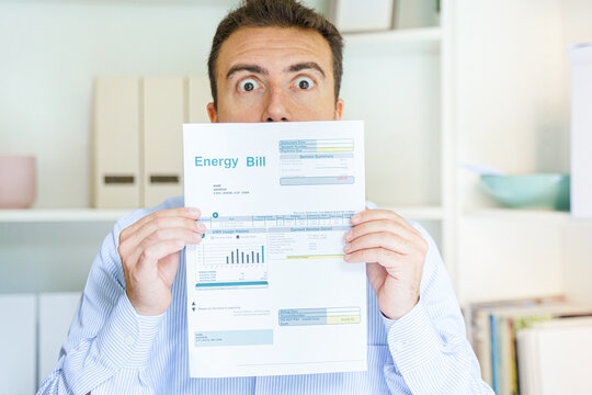 Home Electricity Expenses And Bill Statement Document