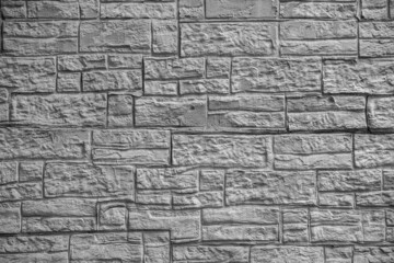 Old Concrete wall In black and white color, cement wall, broken wall, background texture, crack wall