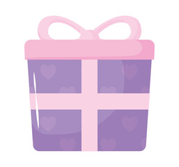 purple gift box