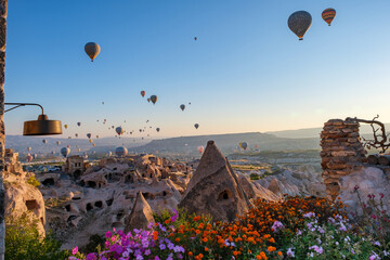 Cappadocia balloon tour , fairy chimneys and caves