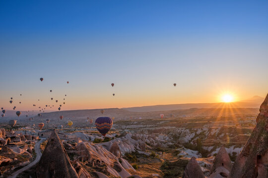 Cappadocia balloon tour , fairy chimneys and caves