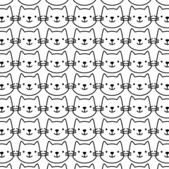 Cat pattern black and white