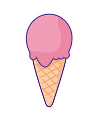 pink ice cream