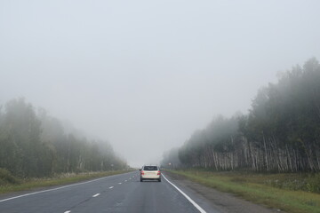 driving in the fog